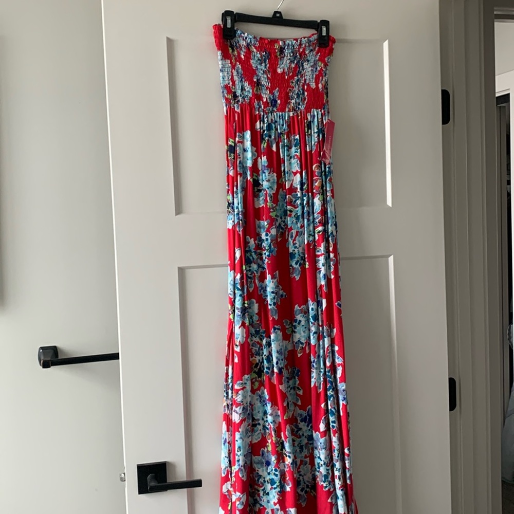 Floral Smocked Maxi Dress